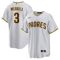 San Diego Padres Nike White Replica MLB baseball jersey