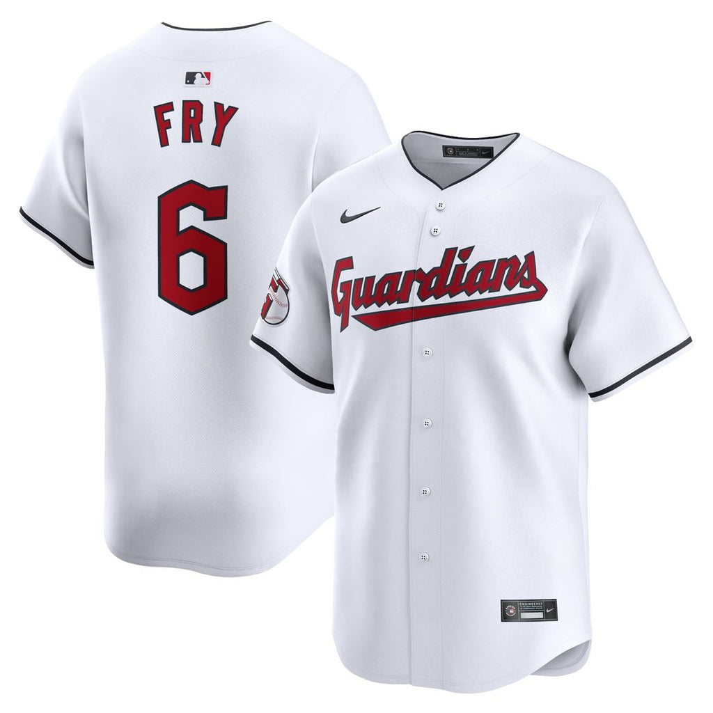 Cleveland Guardians Nike White Authentic MLB baseball jersey