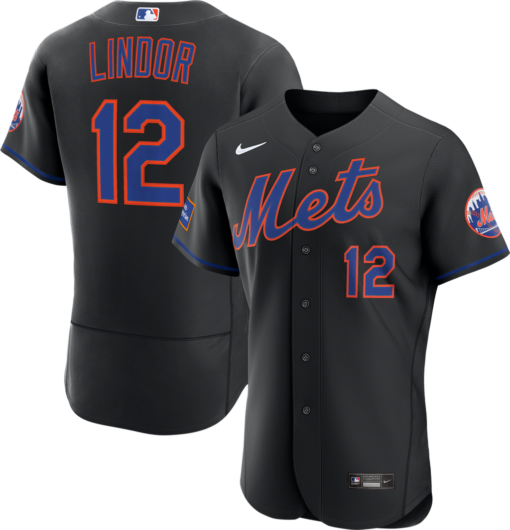 New York Mets Nike Authentic Jersey Black