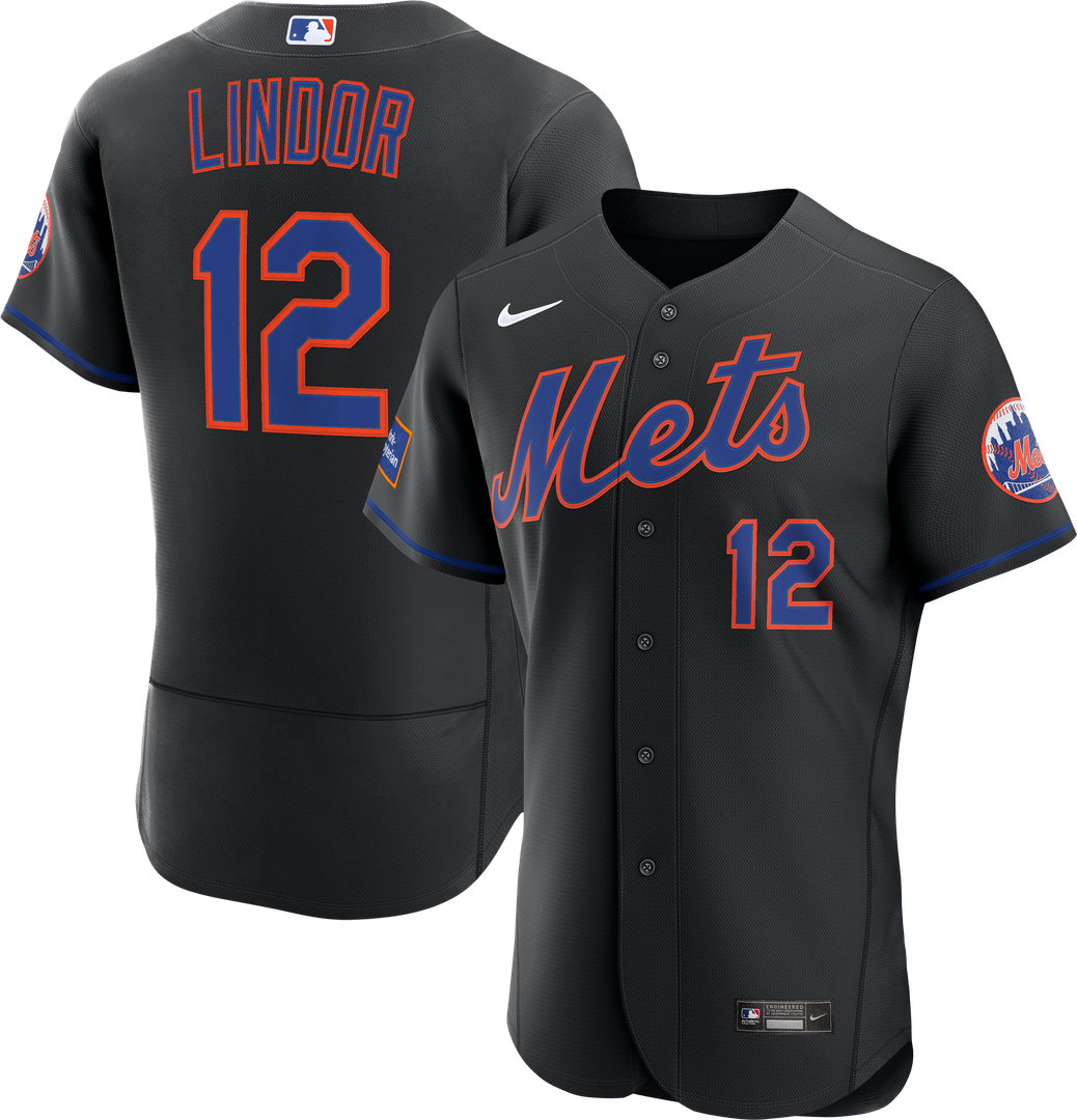 New York Mets Nike Authentic Jersey Black