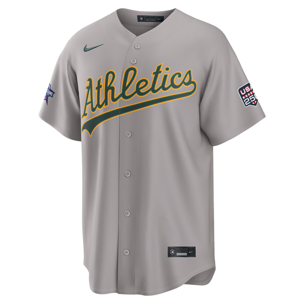 Athletics Nike Replica Jersey Gray