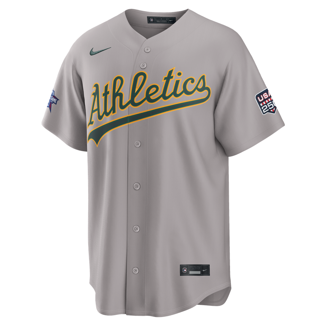 Athletics Nike Replica Jersey Gray