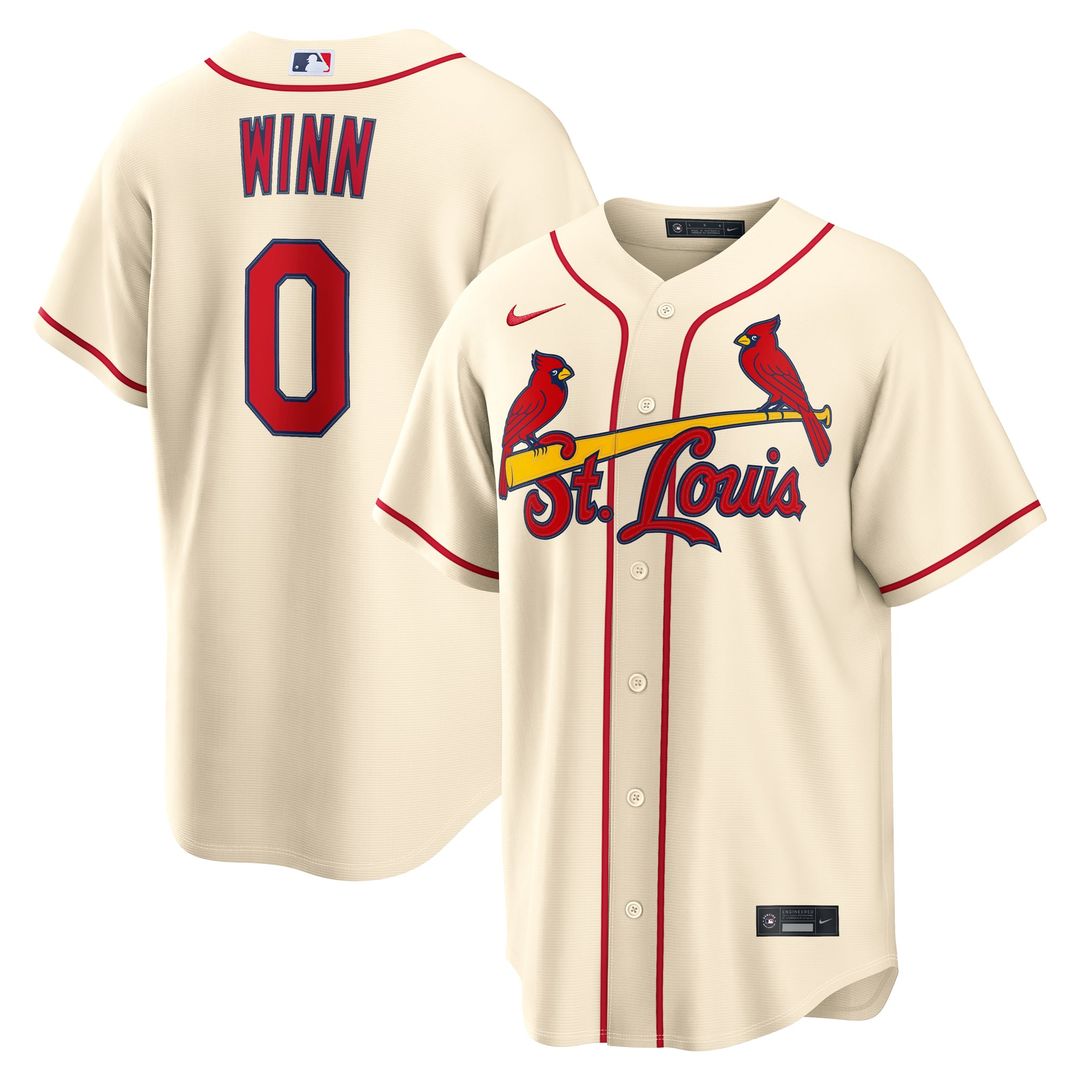 St. Louis Cardinals Nike Cream Replica MLB baseball jersey