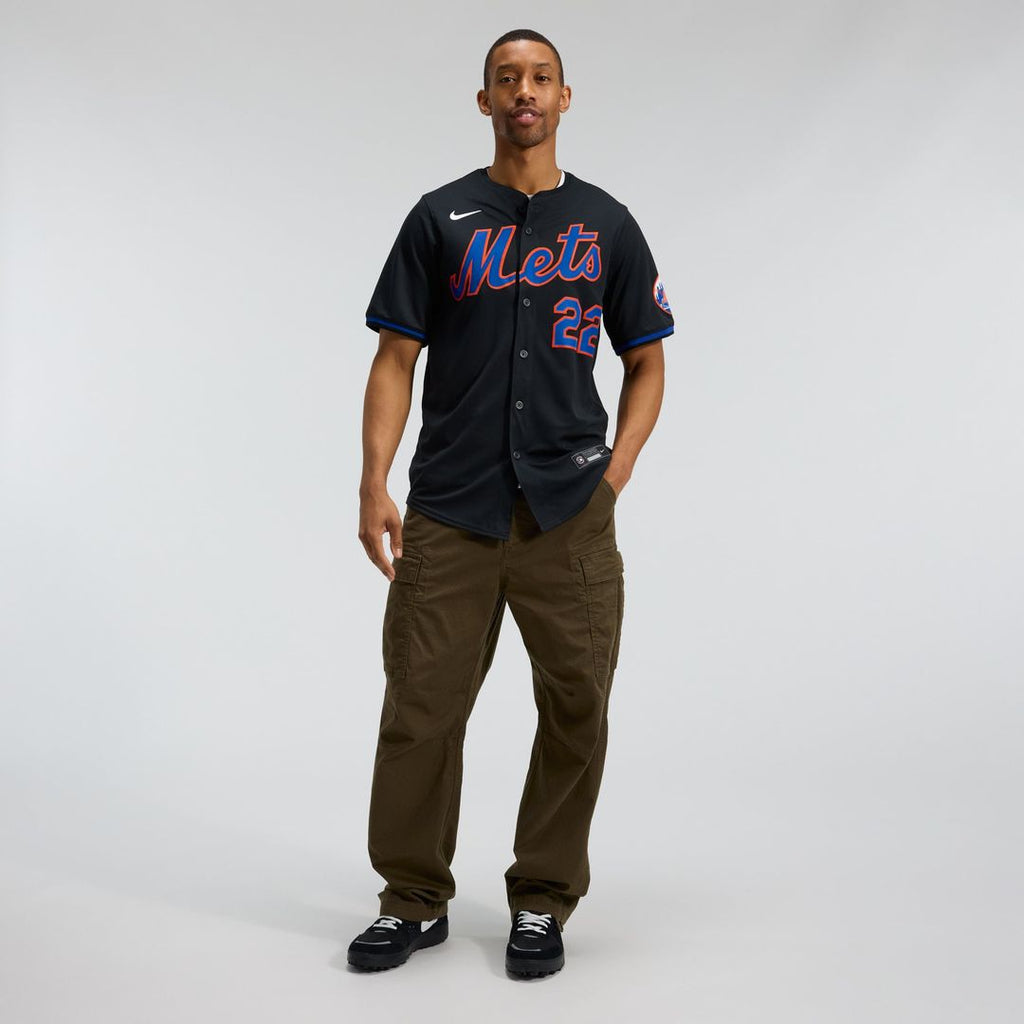 New York Mets Nike Authentic Jersey Black