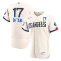 Los Angeles Dodgers Nike Cream Authentic MLB baseball jersey