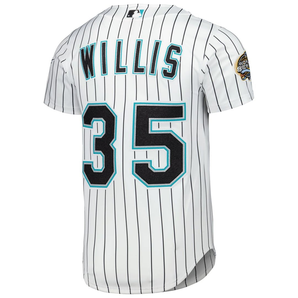 Florida Marlins Mitchell & Ness Authentic Jersey White