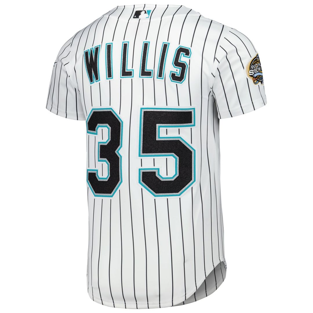 Florida Marlins Mitchell & Ness Authentic Jersey White