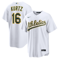 Athletics Nike White Replica MLB baseball jersey