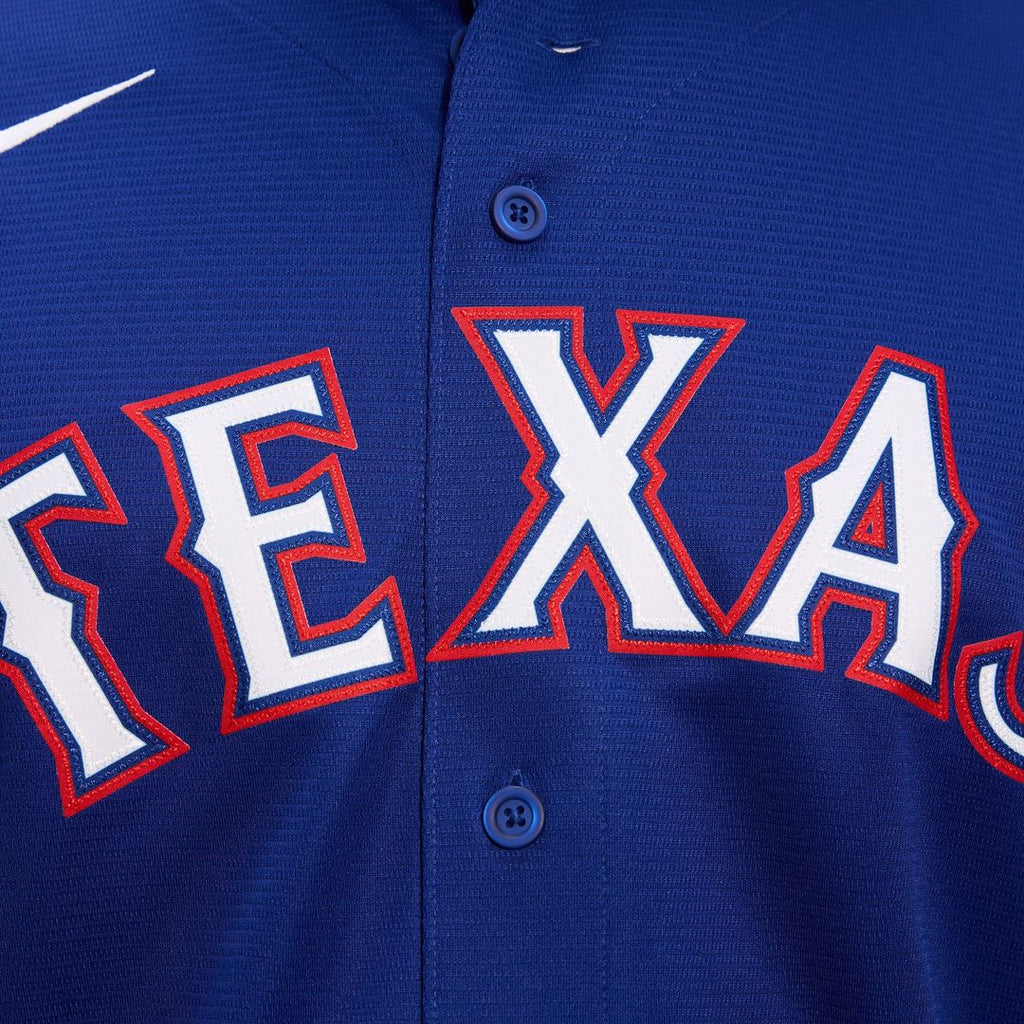 Texas Rangers Nike Replica Jersey Gray
