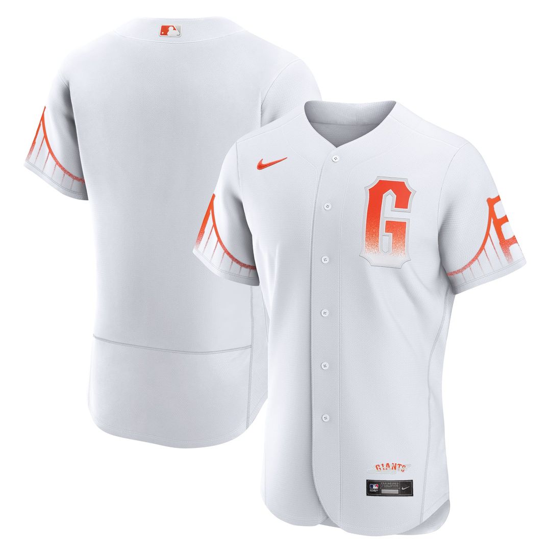 San Francisco Giants Nike White Authentic MLB baseball jersey