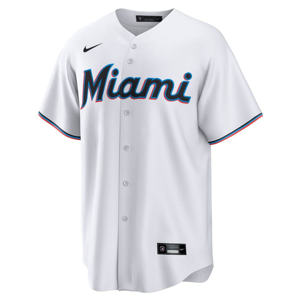 Miami Marlins Nike Replica Jersey White