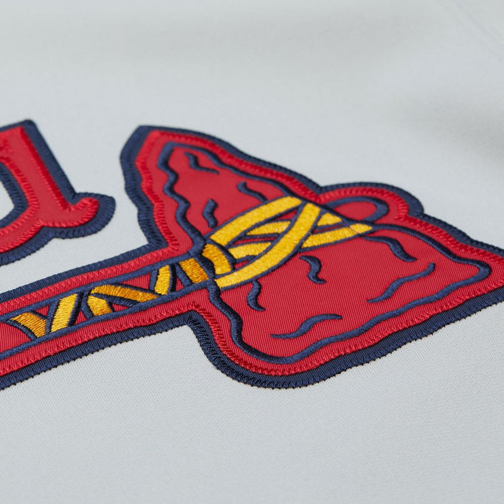Atlanta Braves Mitchell & Ness Authentic Jersey Gray