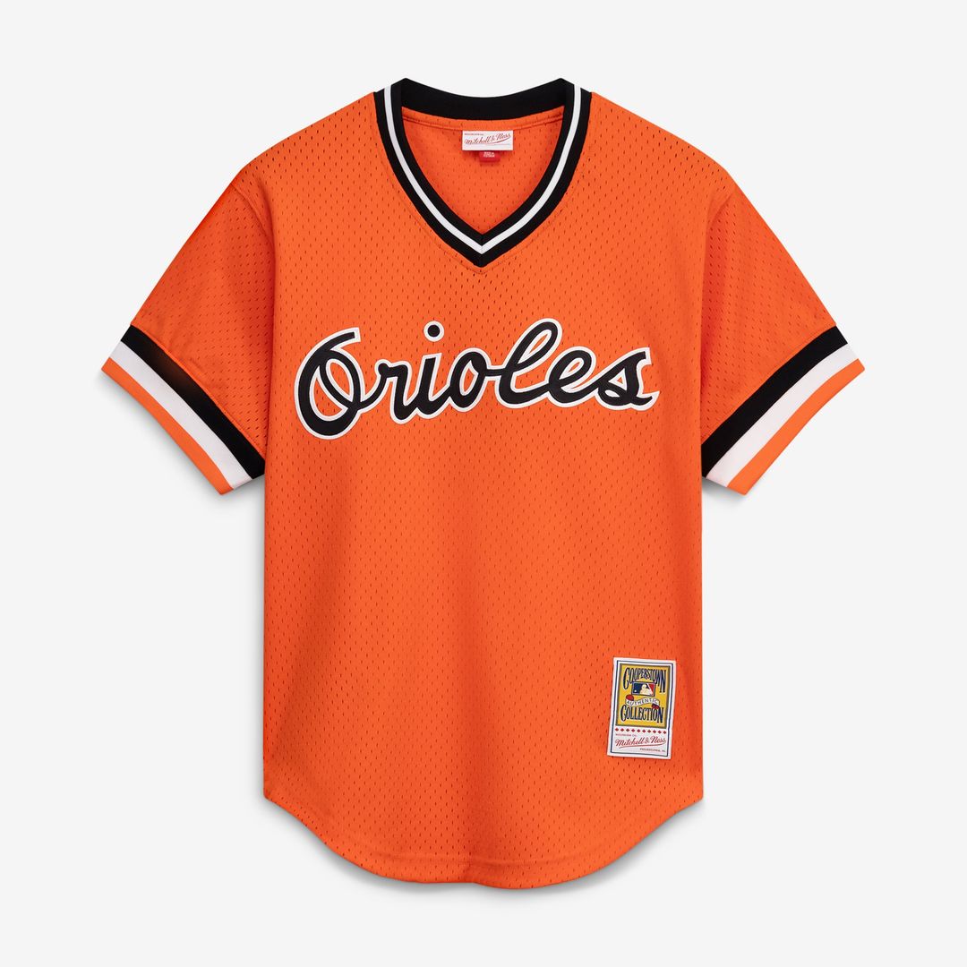 Baltimore Orioles Mitchell & Ness Authentic Jersey Orange