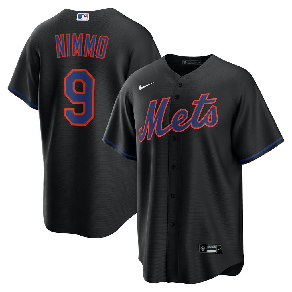 New York Mets Nike Black Replica MLB baseball jersey