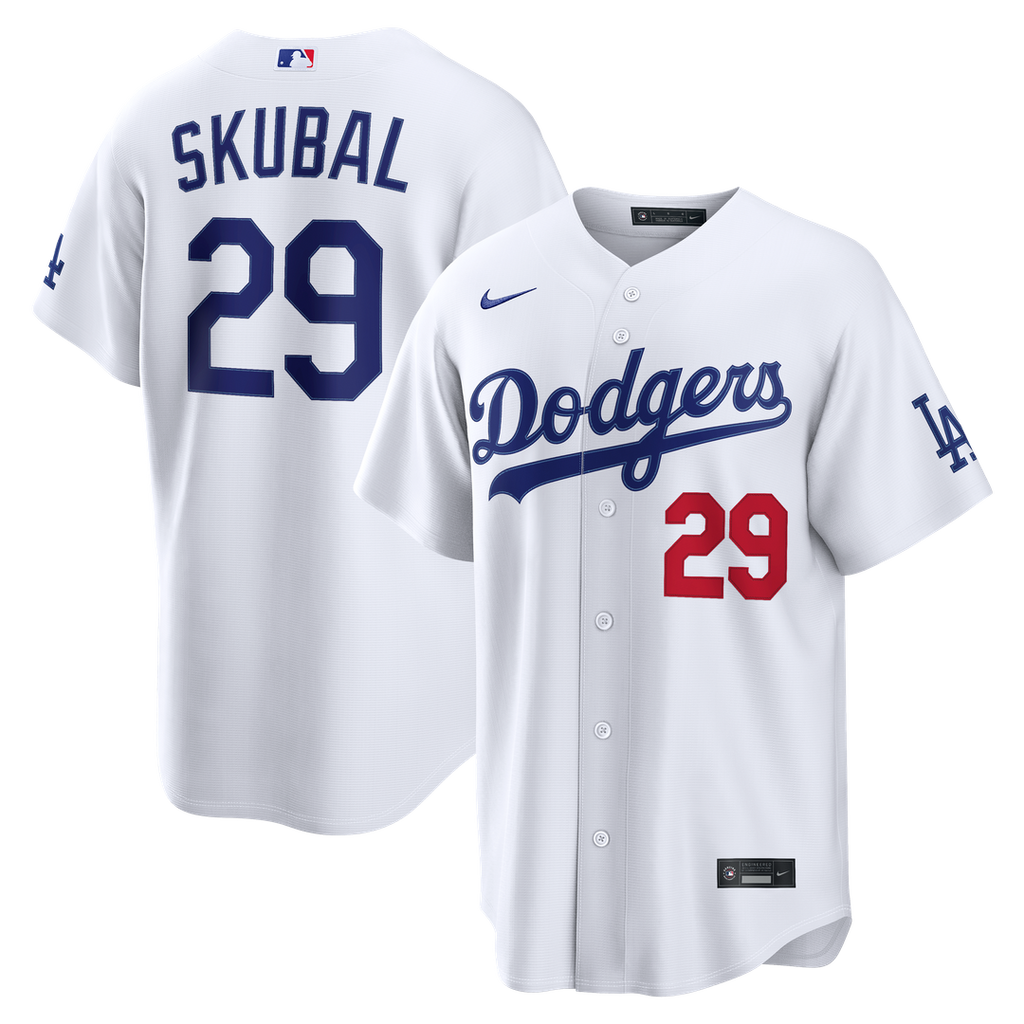 Los Angeles Dodgers Nike White MLB baseball jersey