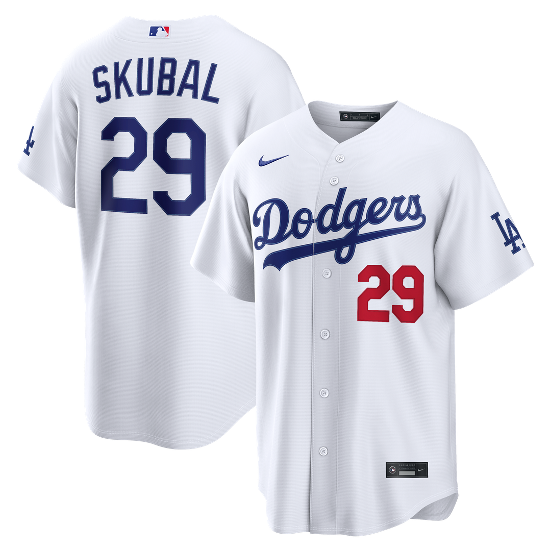Los Angeles Dodgers Nike White MLB baseball jersey