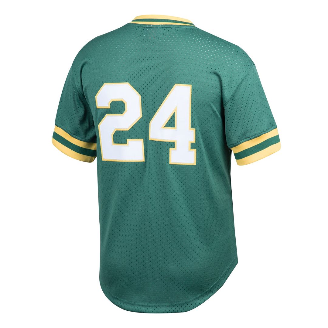 Athletics Mitchell & Ness Authentic Jersey Green