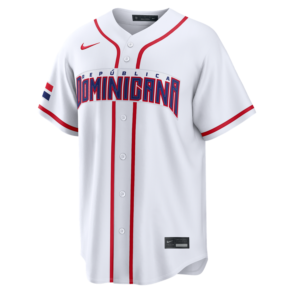 Dominican Republic Baseball Nike Jersey White