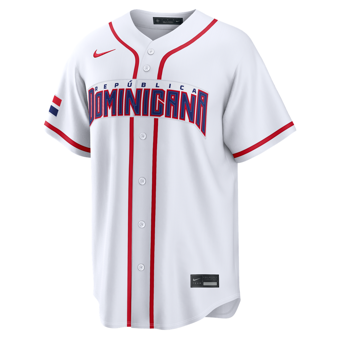 Dominican Republic Baseball Nike Jersey White
