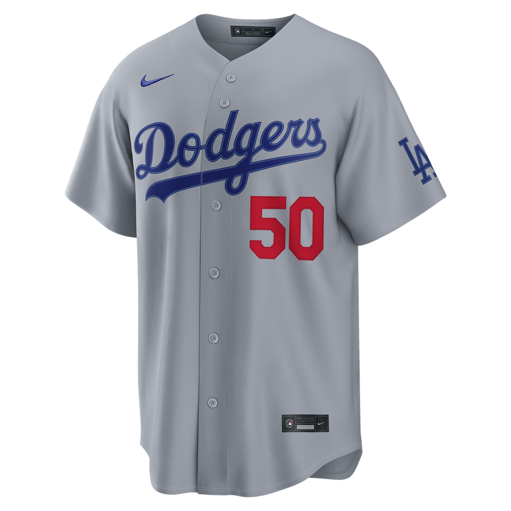 Los Angeles Dodgers Nike Authentic Jersey Gray