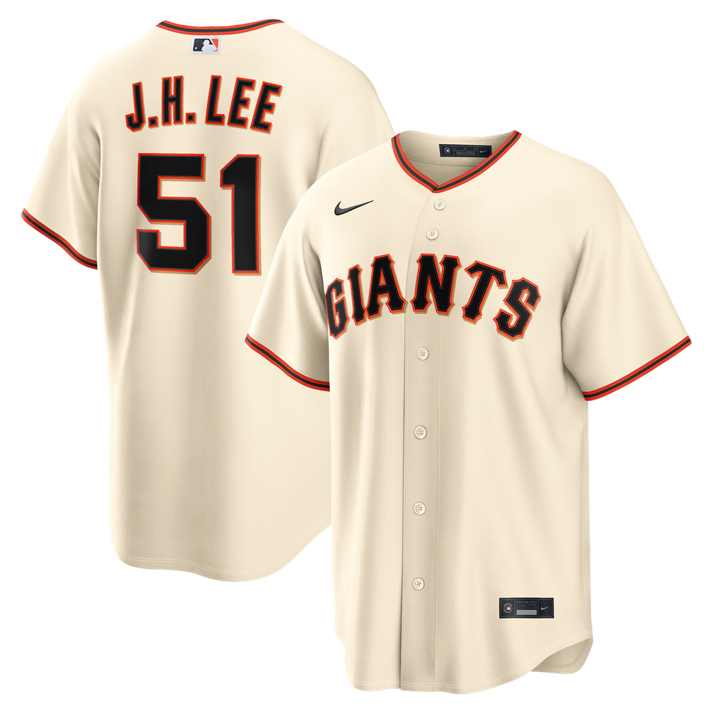 San Francisco Giants Nike Cream Replica MLB baseball jersey