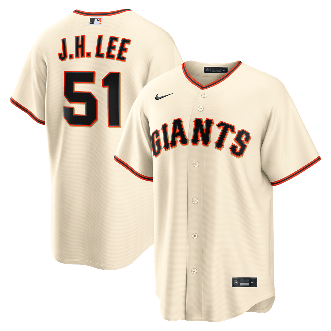 San Francisco Giants Nike Cream Replica MLB baseball jersey