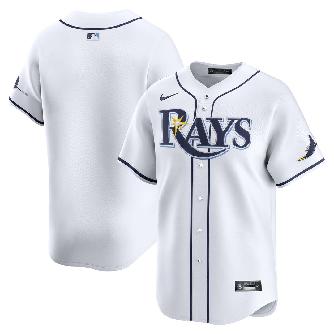 Tampa Bay Rays Nike White Authentic MLB baseball jersey