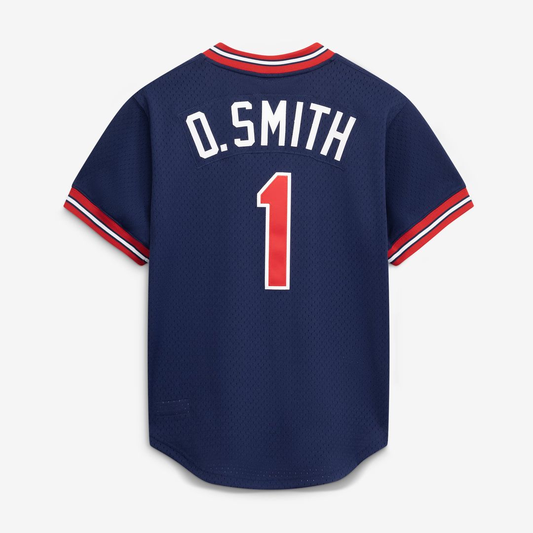 St. Louis Cardinals Mitchell & Ness Authentic Jersey Navy