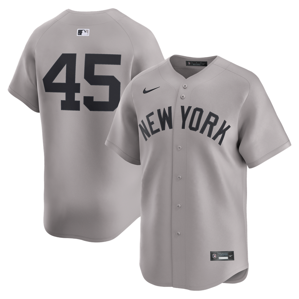 New York Yankees Nike Gray Authentic MLB baseball jersey