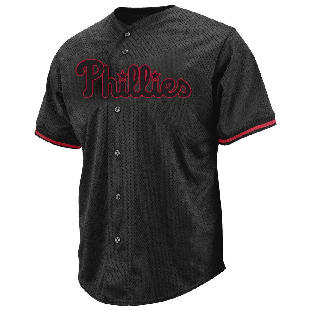 Philadelphia Phillies Profile Jersey Black