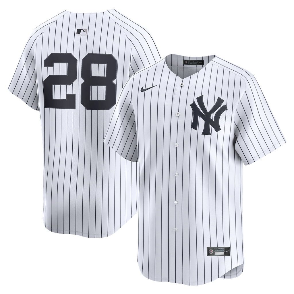 New York Yankees Nike White Authentic MLB baseball jersey