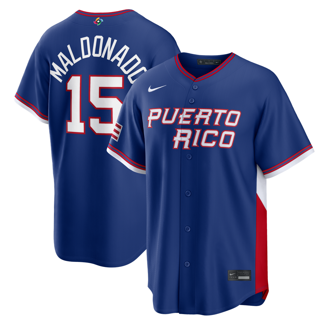 Puerto Rico Baseball Nike Royal MLB baseball jersey