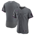 New York Mets Nike Gray Authentic MLB baseball jersey