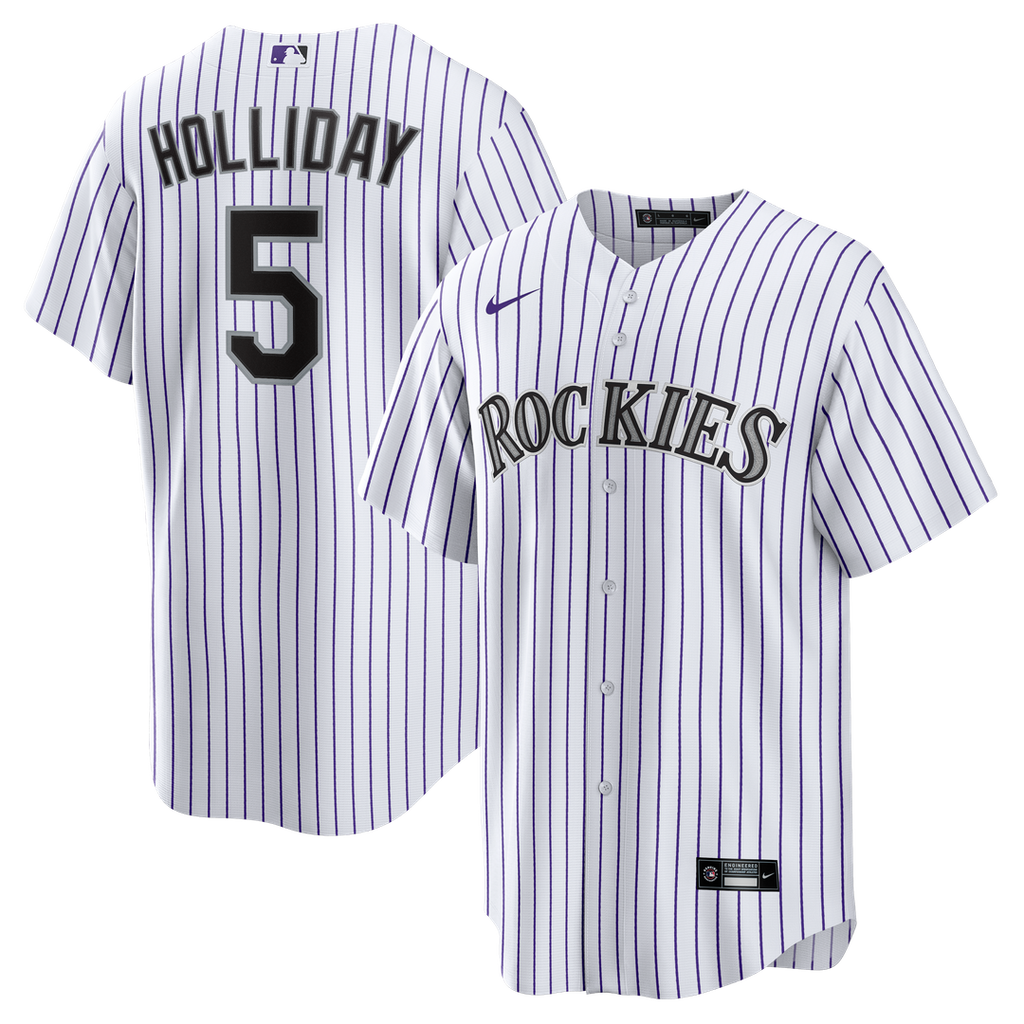 Colorado Rockies Nike White Replica MLB baseball jersey