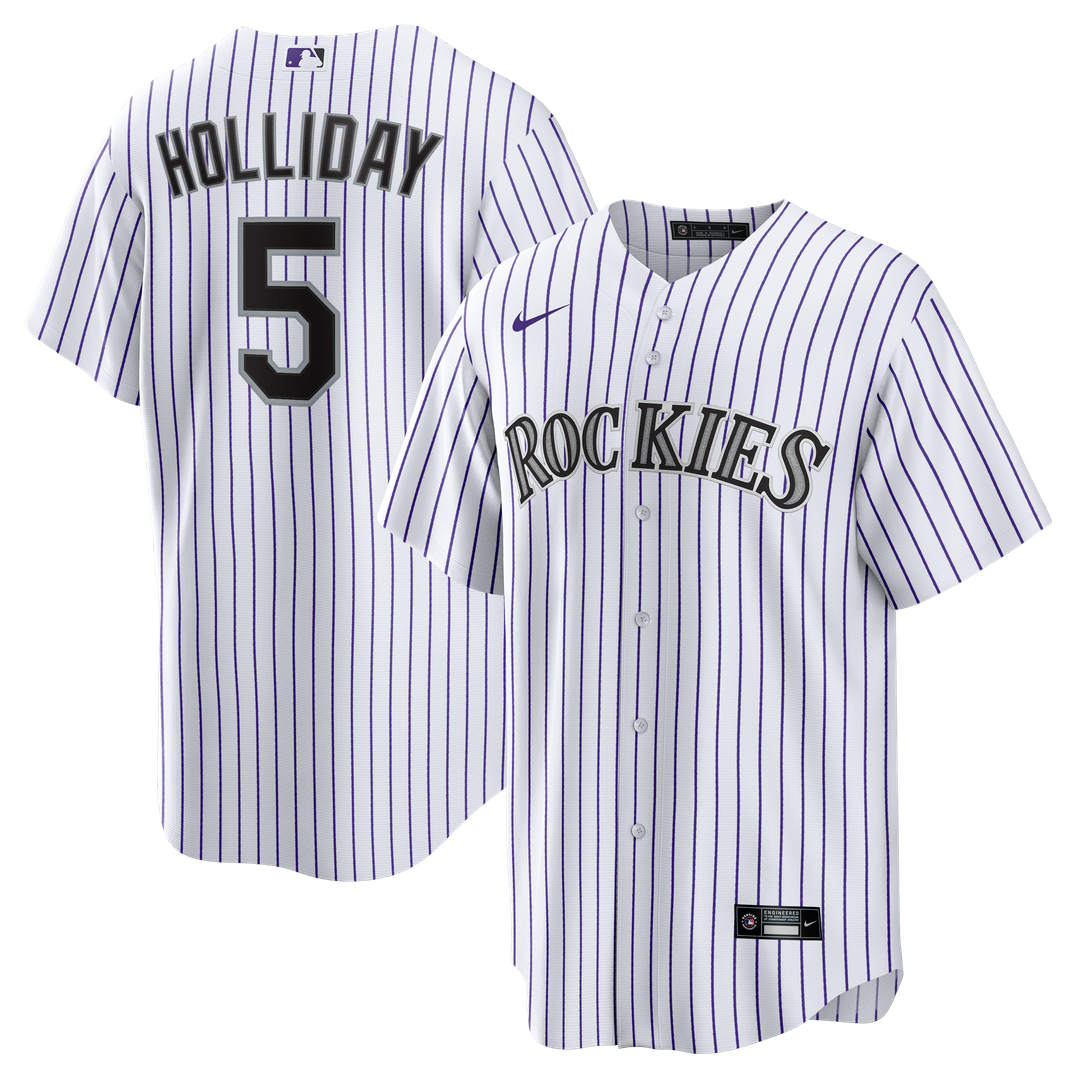 Colorado Rockies Nike White Replica MLB baseball jersey