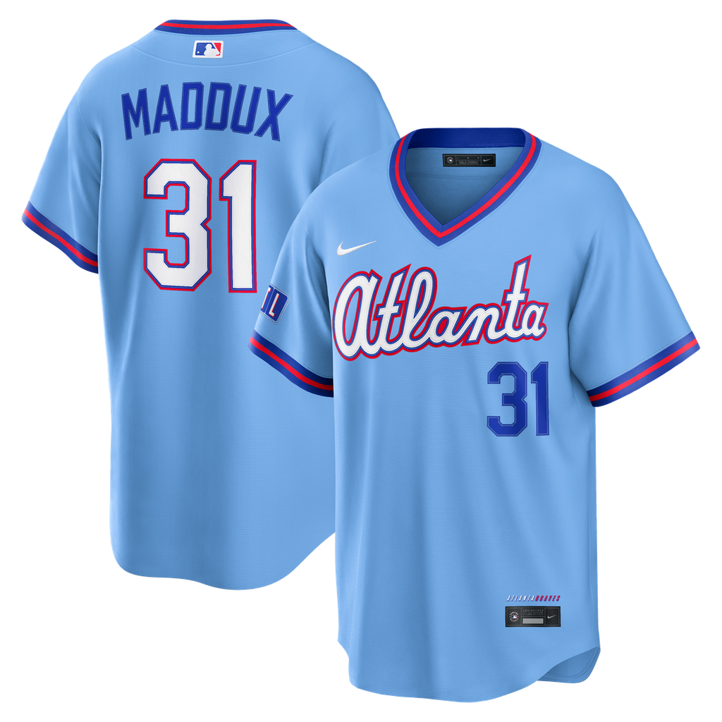 Atlanta Braves Nike Blue MLB baseball jersey