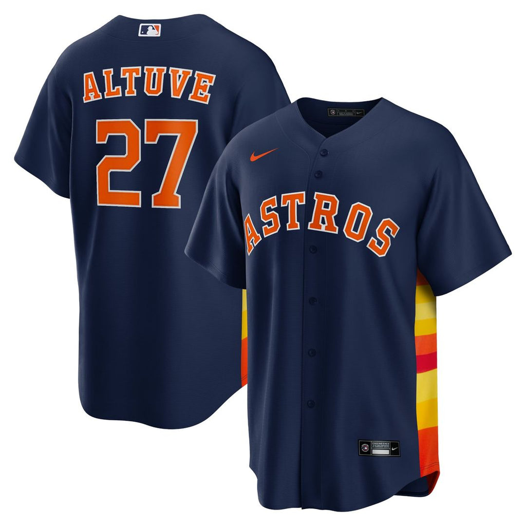 Houston Astros Nike Navy Replica MLB baseball jersey