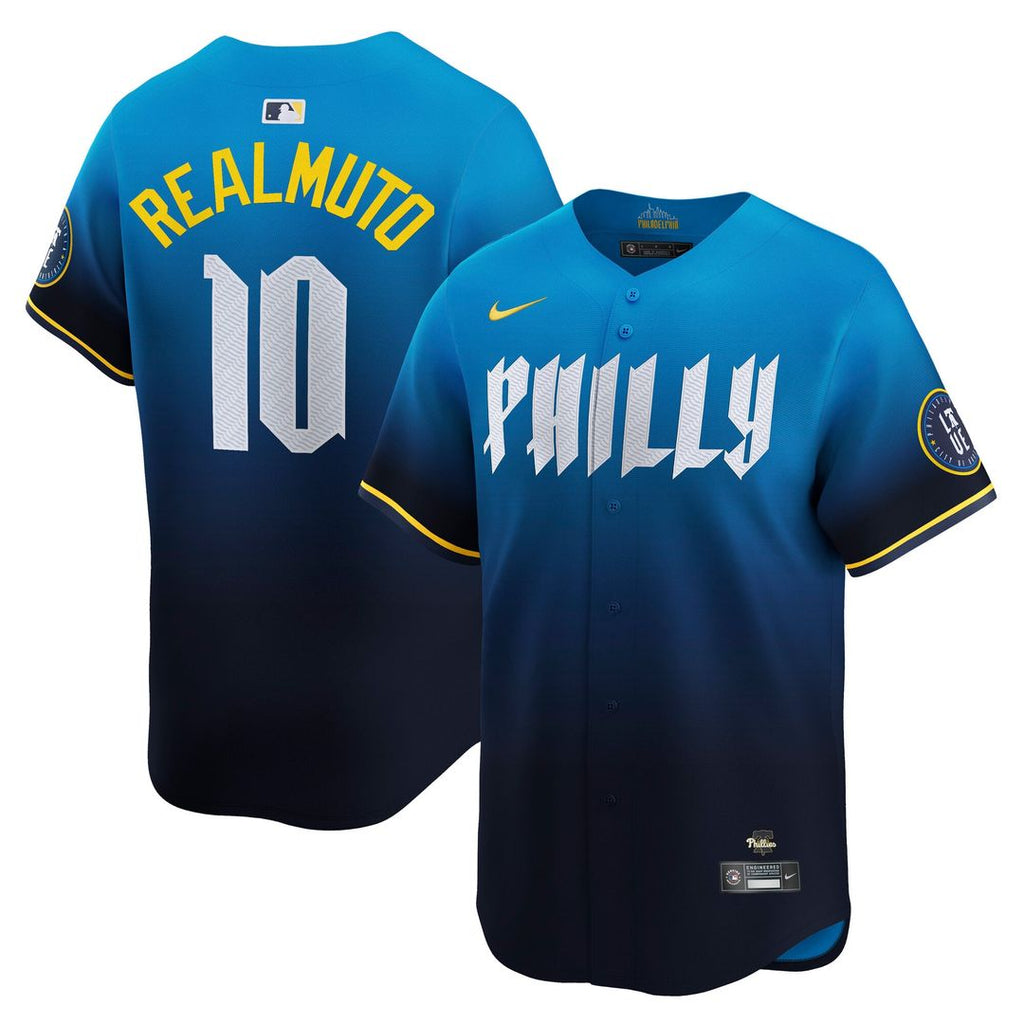 Philadelphia Phillies Nike Navy MLB baseball jersey