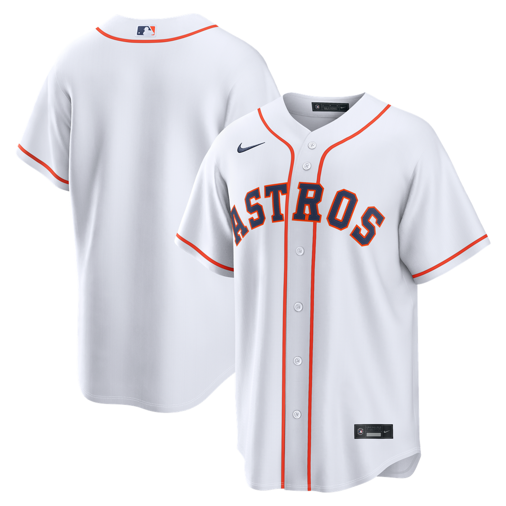 Houston Astros Nike White Replica MLB baseball jersey