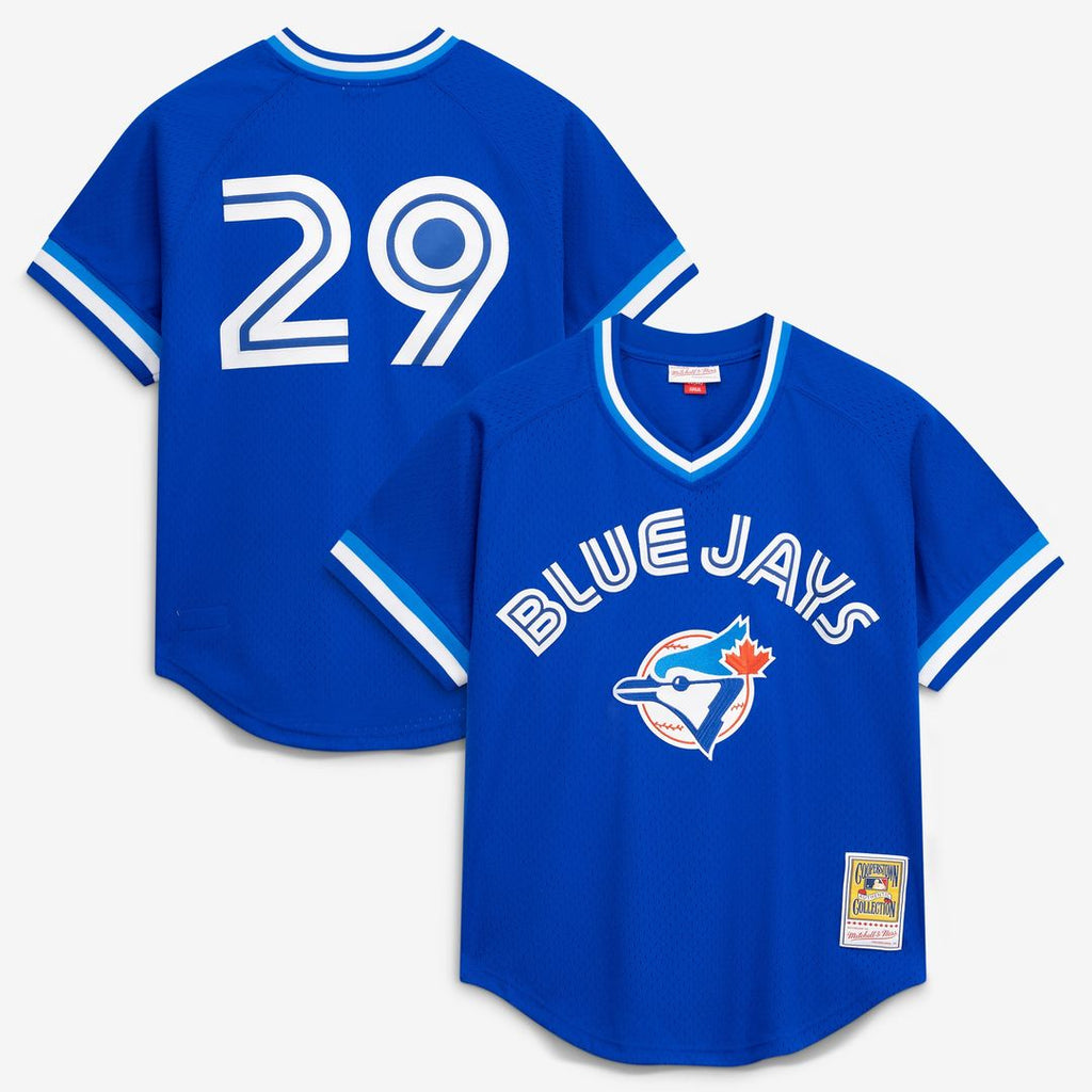 Toronto Blue Jays Mitchell & Ness Blue Authentic MLB baseball jersey