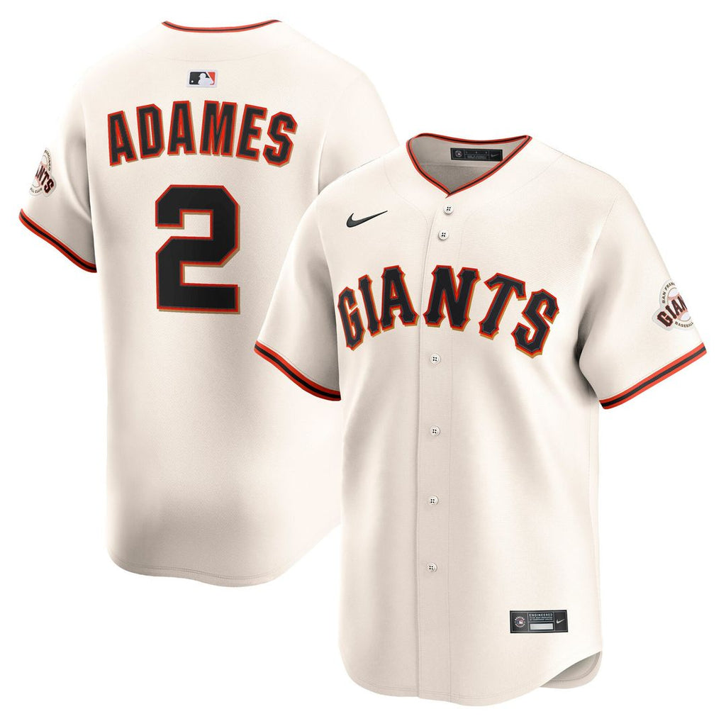 San Francisco Giants Nike Cream Authentic MLB baseball jersey