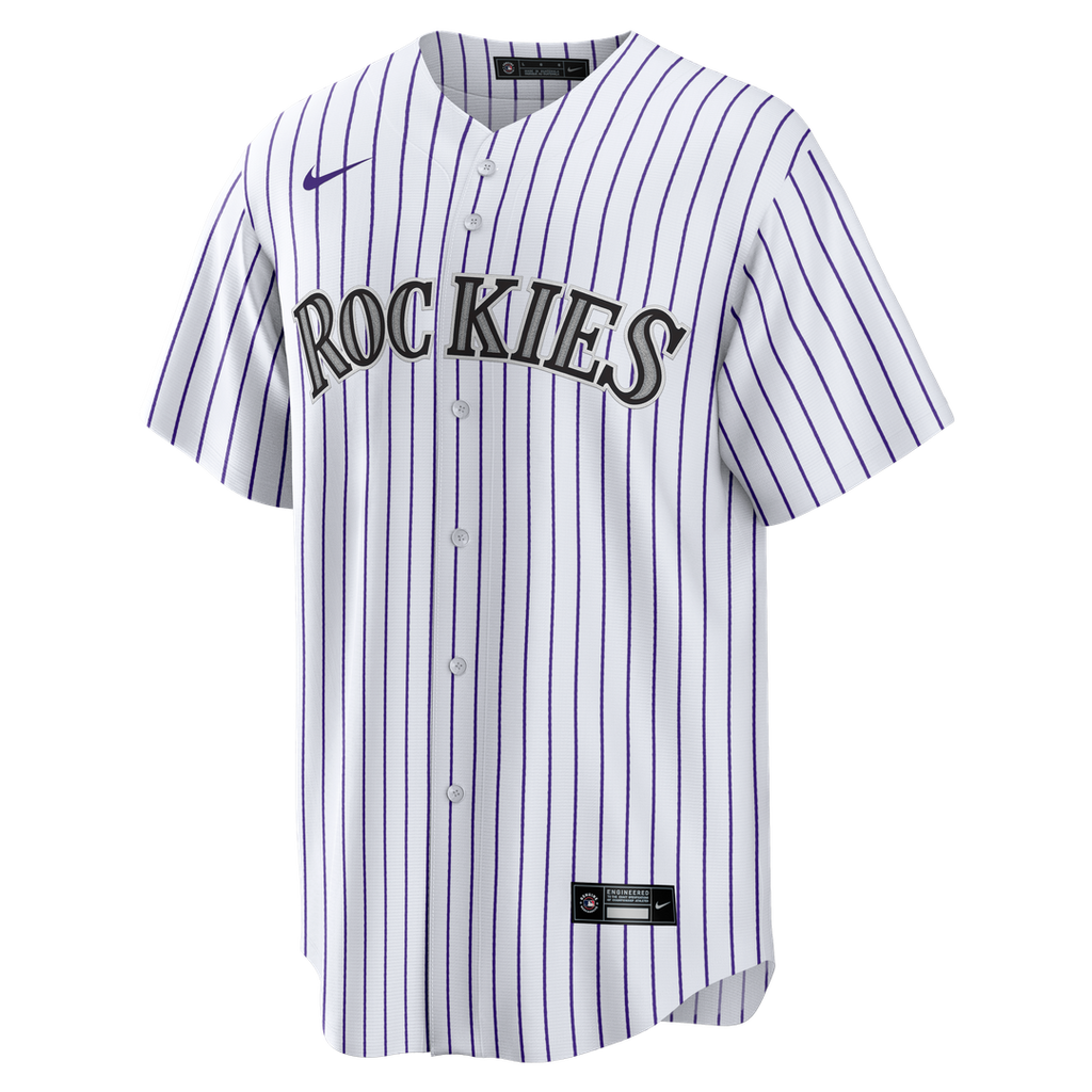 Colorado Rockies Nike Replica Jersey White