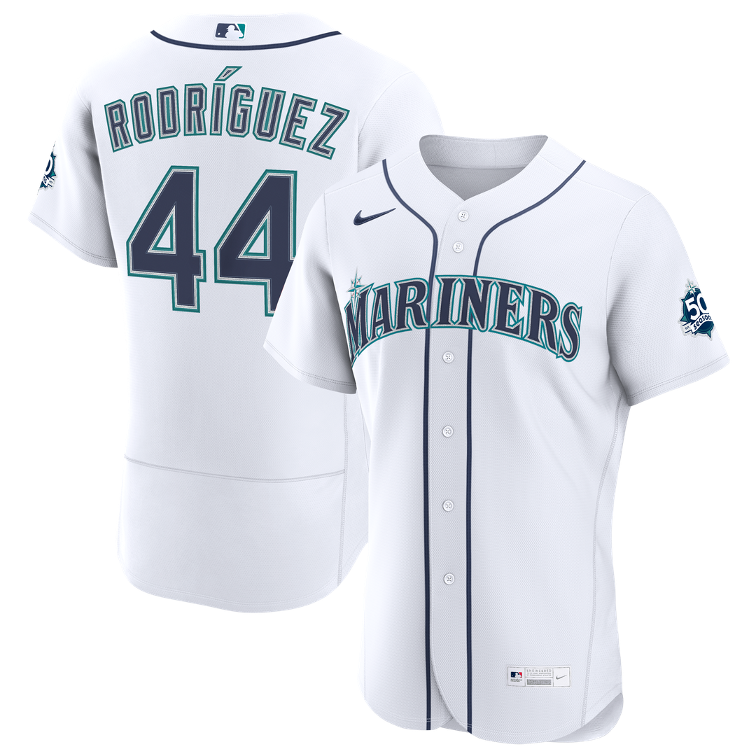 Seattle Mariners Nike White Authentic MLB baseball jersey