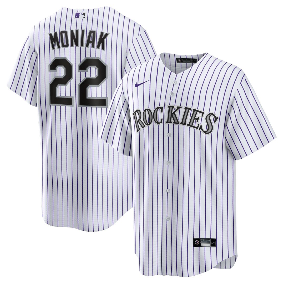 Colorado Rockies Nike White Replica MLB baseball jersey