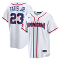 Dominican Republic Baseball Nike White MLB baseball jersey