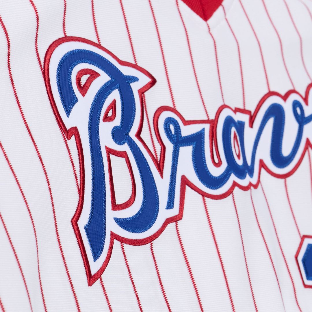 Atlanta Braves Mitchell & Ness Authentic Jersey White