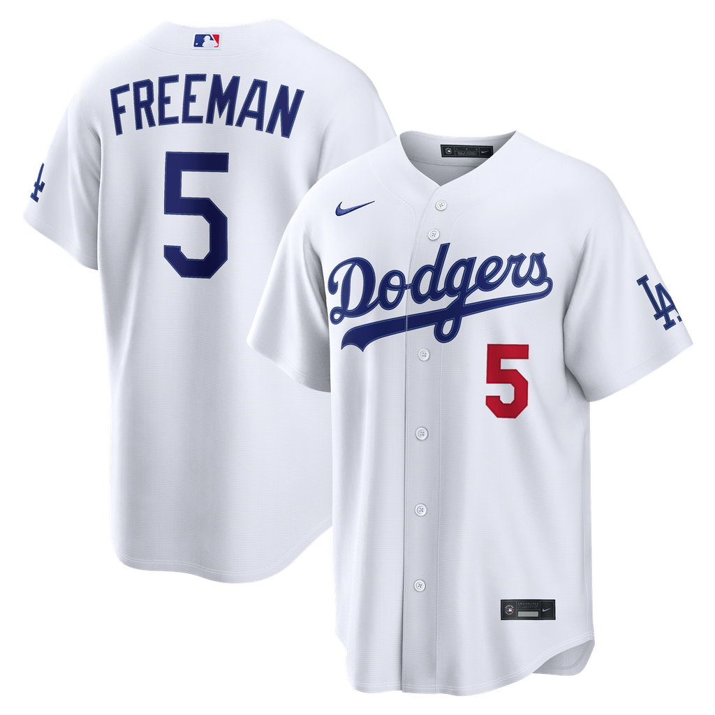 Los Angeles Dodgers Nike White Authentic MLB baseball jersey