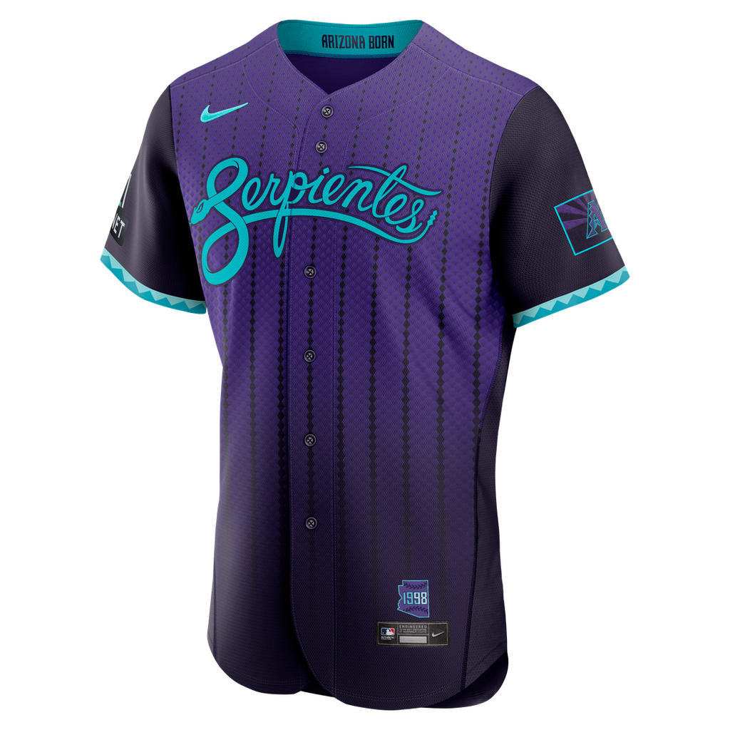 Arizona Diamondbacks Nike Authentic Jersey Purple