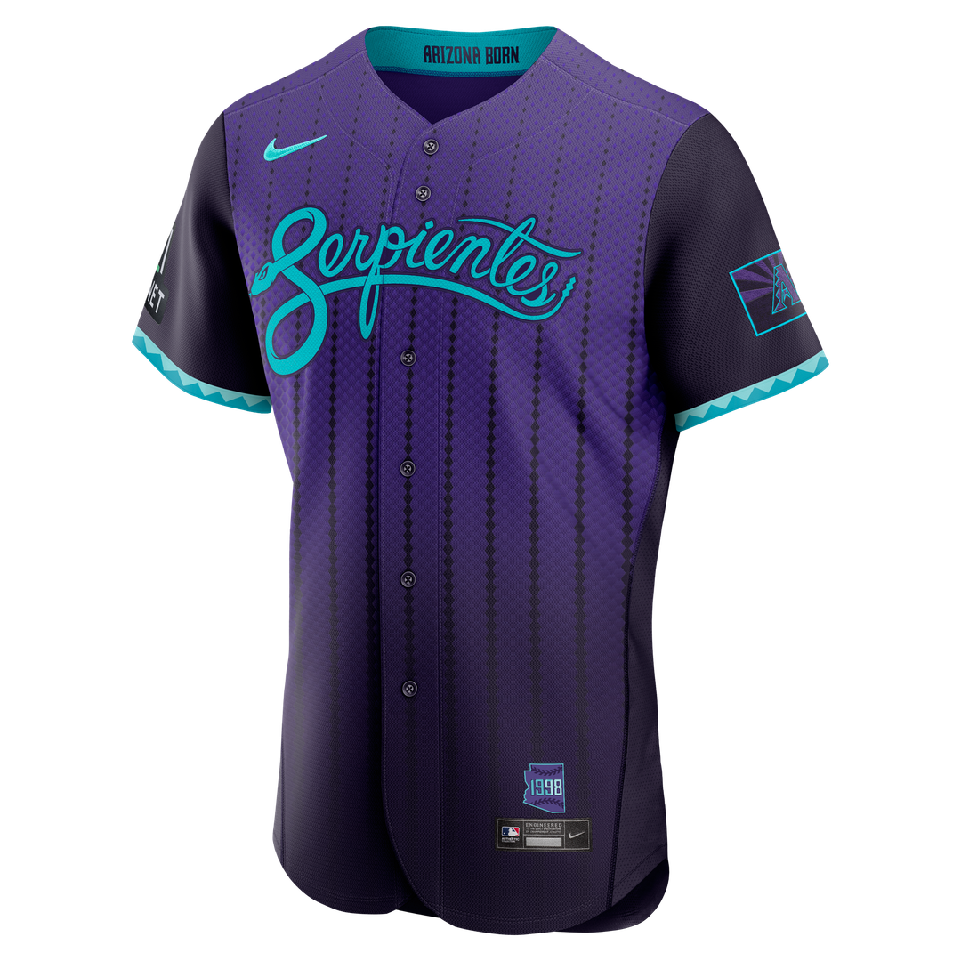 Arizona Diamondbacks Nike Authentic Jersey Purple