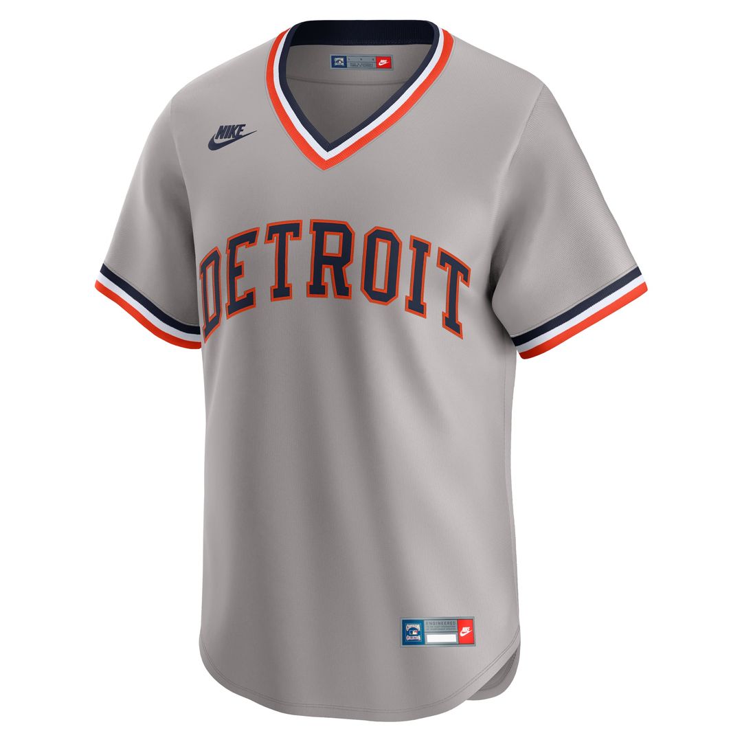 Detroit Tigers Nike Jersey Gray
